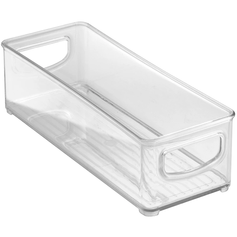 InterDesign Kitchen Storage Bin - Clear - 10.16 x 25.4 x 7.62cm