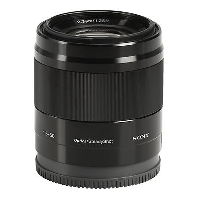 Sony E Mount DT 50mm F1.8 Lens - Black - SEL50F18B