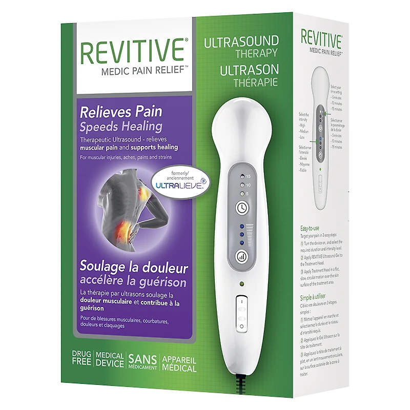 Revitive Medic Pain Relief Ultrasound Therapy - 1445-UT1033-CA