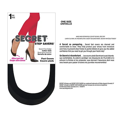 Secret Step Saver Seam Free Edge - Black