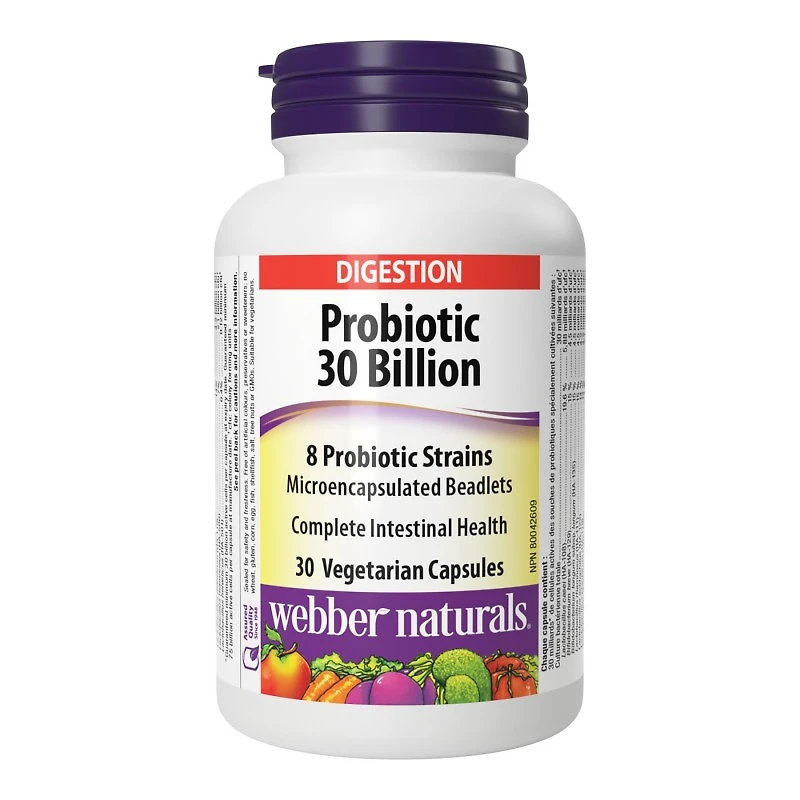 Webber Naturals Probiotic 30 Billion Capsules - 30s