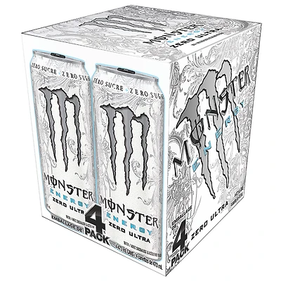 Monster Energy Drink - Ultra Zero - 4 x 473ml