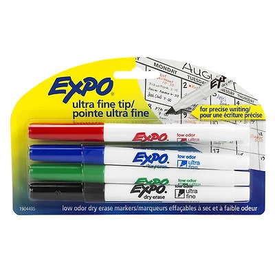 Expo Ultra Fine - Assorted - 4 Pack