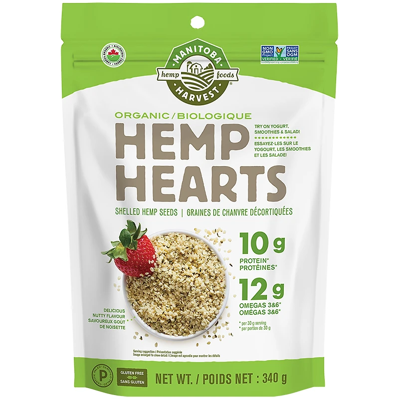 Manitoba Organic Hemp Hearts - 340g