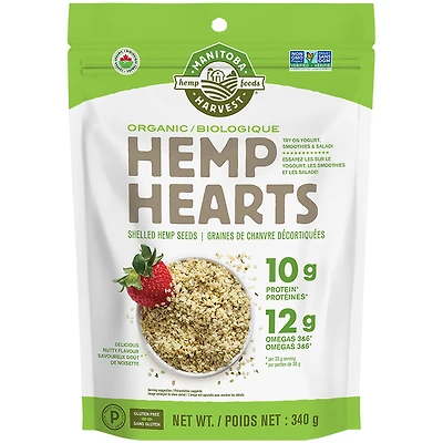 Manitoba Organic Hemp Hearts - 340g
