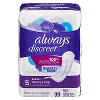 Always Discreet Pads Maximum Long Length Pads - 39s
