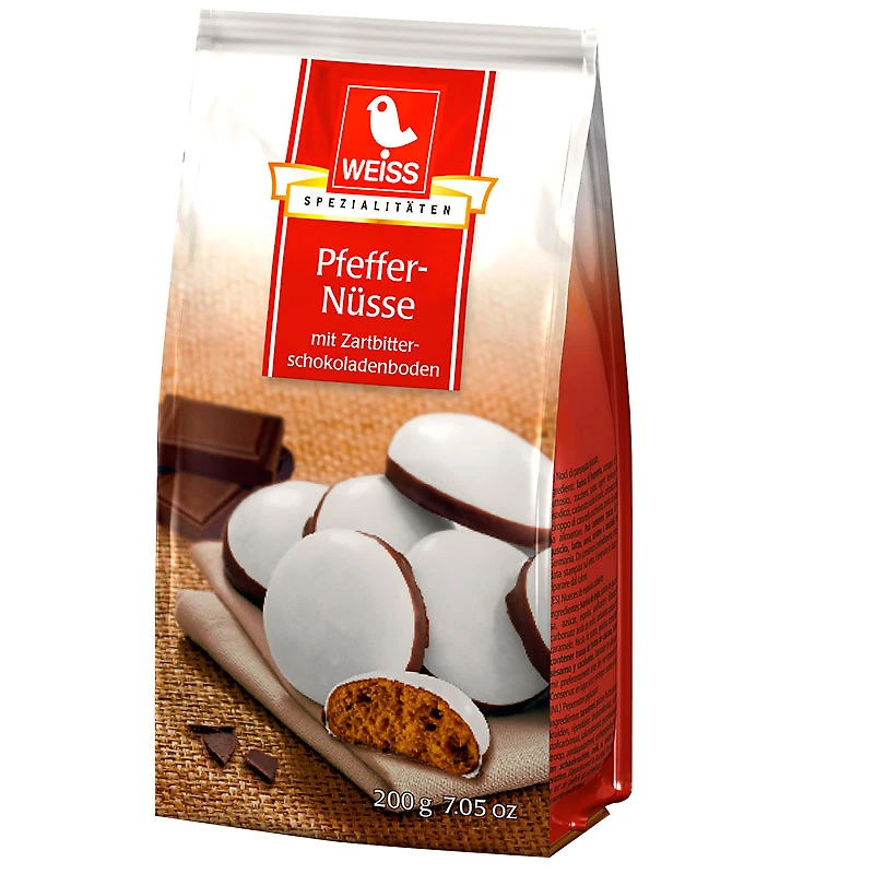 Weiss Pfefferneusse - Chocolate - 200g