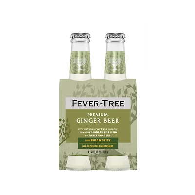 Fever-Tree Premium Ginger Beer - 4x200ml