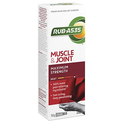 RUB A535 Maximum Strength Heating Cream - 100g