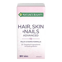 Nature's Bounty Hair, Skin & Nails Advanced Multivitamin Tablets - 90's