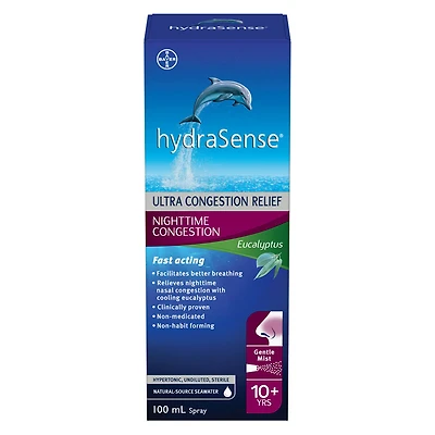 HydraSense Nighttime Congestion Nasal Spray - 100ml
