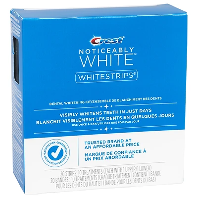 Crest Noticeably  White Whitestrips - 10 treatments
