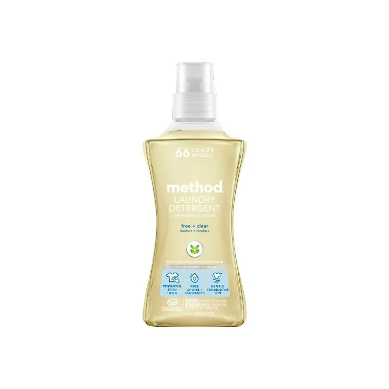 Method Laundry Detergent - Free + Clear - 1.58L / 66 loads