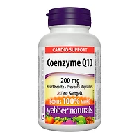 Webber Naturals Coenzyme Q10 Softgels - 200mg - 60's