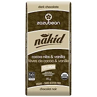 Zazubean Nakid - Cocoa Nibs & Vanilla -85g