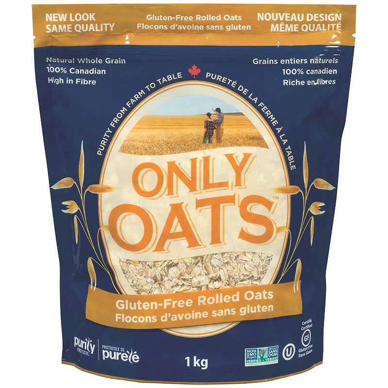 Only Oats Whole Grain rolled Oats - 1kg