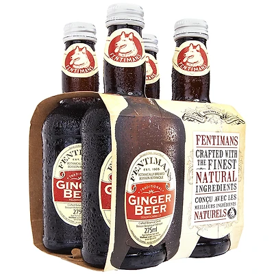 Fentimans Soft Drink - Ginger Beer - 4x275ml