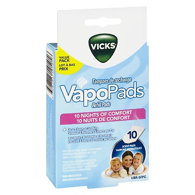 Vicks VapoPads Night Refill Pads - 10s - VBR-5FPC