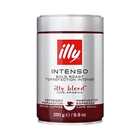 Illy Intenso Bold Roast - Espresso Ground Coffee - 250g