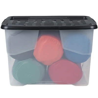 Strata Plastic Clear Tote - 65L