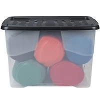 Strata Plastic Clear Tote - 65L