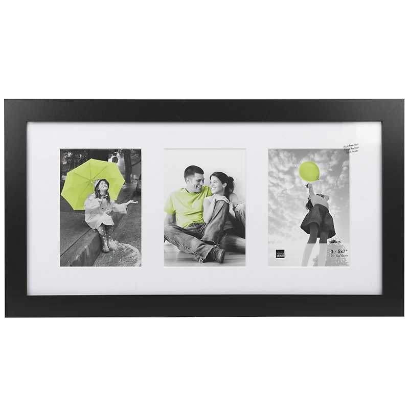 Kiera Grace Langford Black Collage Frame - 3-5x7 - PH43263-6