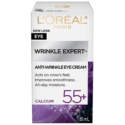 L'Oreal Wrinkle Expert Anti-Wrinkle Cream 55+ Calcium - Eye - 14g