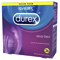 Durex Sensi-Thin Ultra Fine Lubricated Condoms - 36's