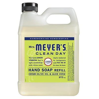 Mrs. Meyer's Clean Day Hand Soap Refill - Lemon Verbena - 975ml