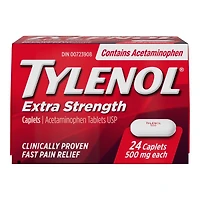 Tylenol* Extra Strength Acetaminophen Caplets - 500mg - 24'sï¿½ ï¿½