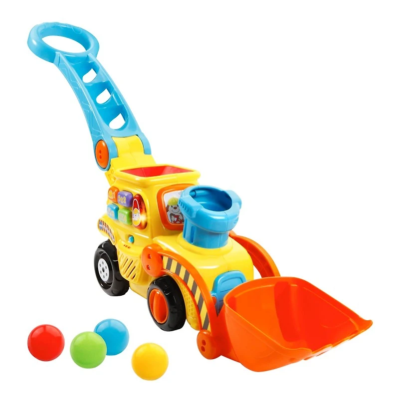 VTech Pop-a-Balls Push and Pop Bulldozer