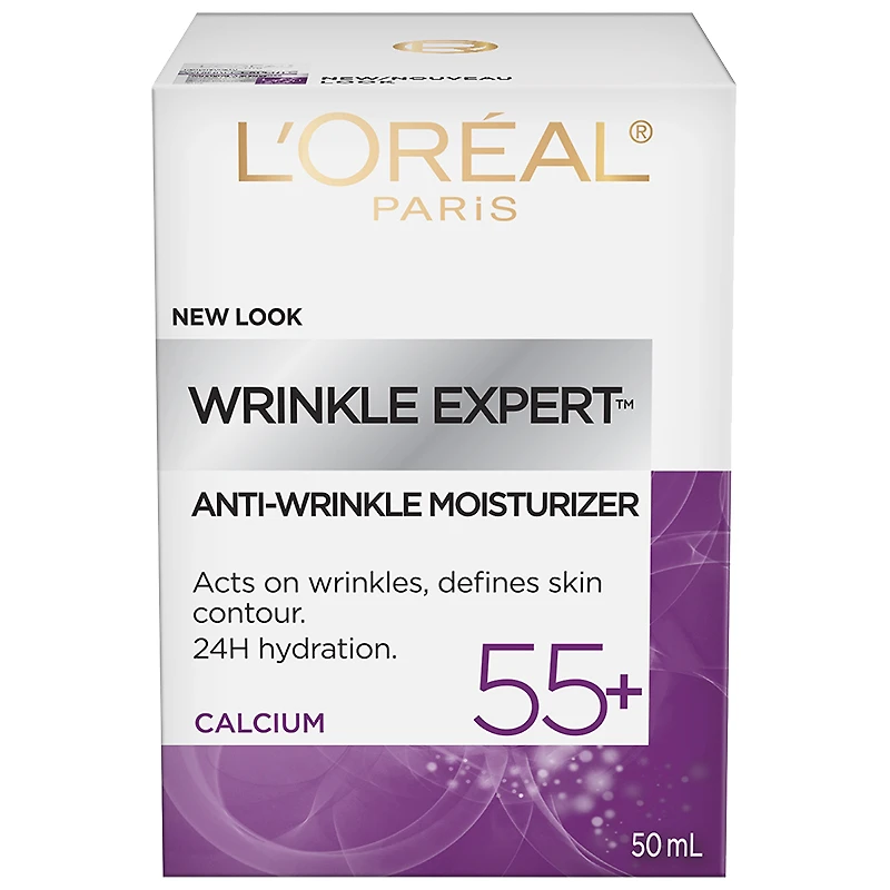 L'Oreal Wrinkle Expert Anti-Wrinkle Moisturizer - 55+ Calcium - 50ml