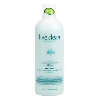 Live Clean Liquid Hand Soap Refill - Fresh Water - 1L