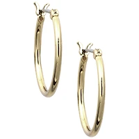 Nine West Click Hoop Earrings - Gold