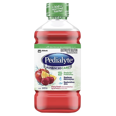 Pedialyte AdvancedCare - 1 L - Cherry Punch