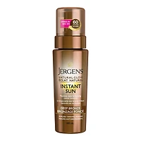 Jergens Natural Glow Instant Sun Sunless Tanning Mousse - Deep Bronze - 180ml