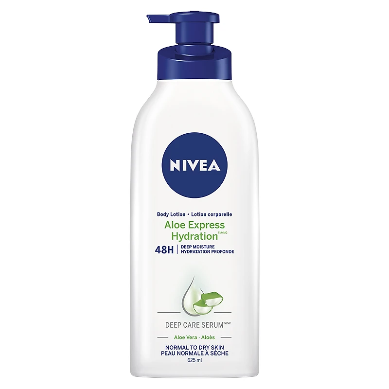 Nivea Aloe Express Hydration Body Lotion - Normal to Dry Skin - 625ml