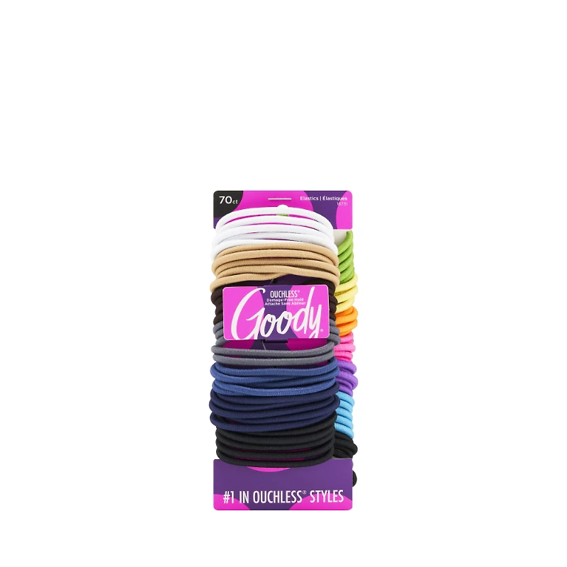 Goody Ouchless No Metal Elastics Medium Hair - 16731 - 70s