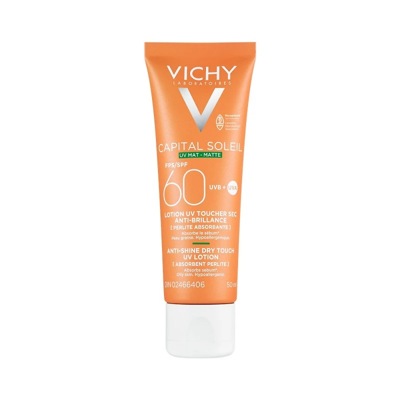 Vichy Capital Soleil Anti-shine Dry Touch UV Lotion - SPF 60 - 50ml