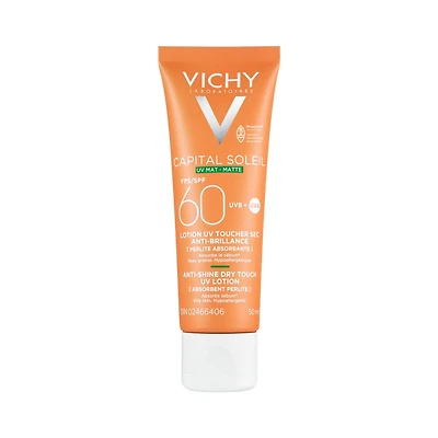 Vichy Capital Soleil Anti-shine Dry Touch UV Lotion - SPF 60 - 50ml