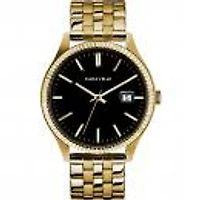 Caravelle Men'S Gold & Black Chronograph