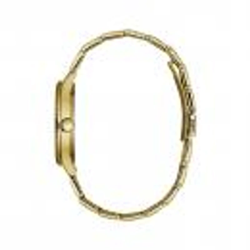 Caravelle Men'S Gold & Black Chronograph