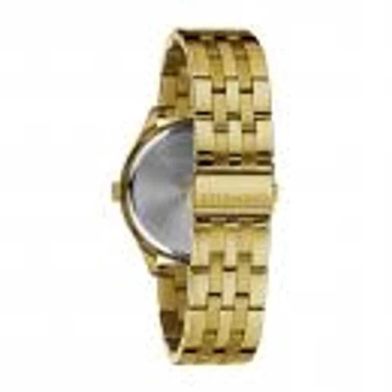 Caravelle Men'S Gold & Black Chronograph