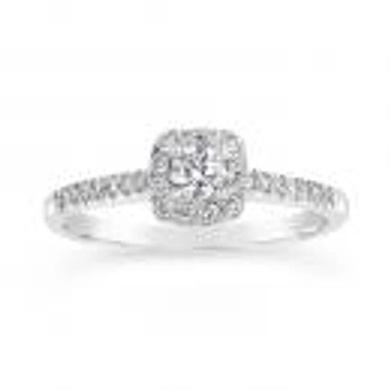 My Diamond Story 14K White Gold Bridal Ring 0.40Ctw