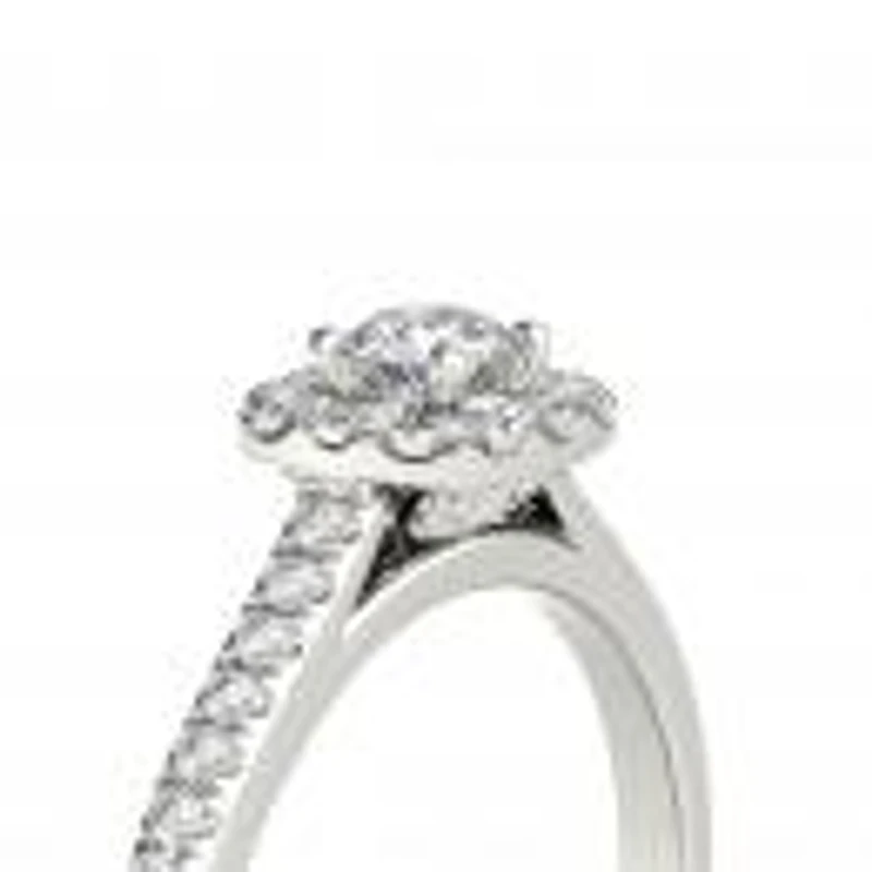 My Diamond Story 14K White Gold Bridal Ring 0.40Ctw