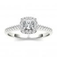 My Diamond Story 14K White Gold Bridal Ring 0.40Ctw