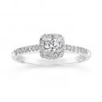 My Diamond Story 14K White Gold Bridal Ring 0.40Ctw