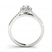My Diamond Story 14K White Gold Bridal Ring 0.40Ctw