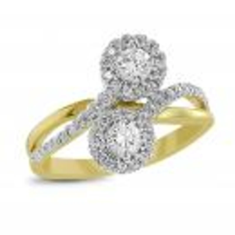 10K Yellow Gold 0.45Ctw Everlove Ring
