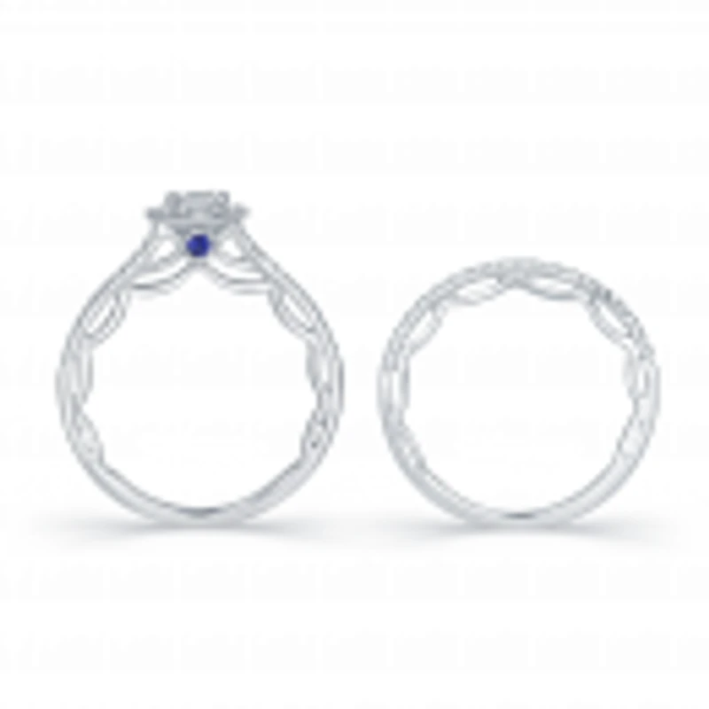 Enchanted Disney Cinderella Carriage 1.00Ctw Bridal Set